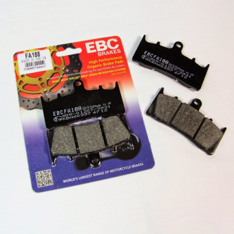 Plaquettes de frein moto EBC EBC Organique FA FA654