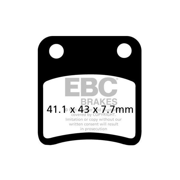 Plaquettes de frein moto EBC EBC Organique Scooter SFA257