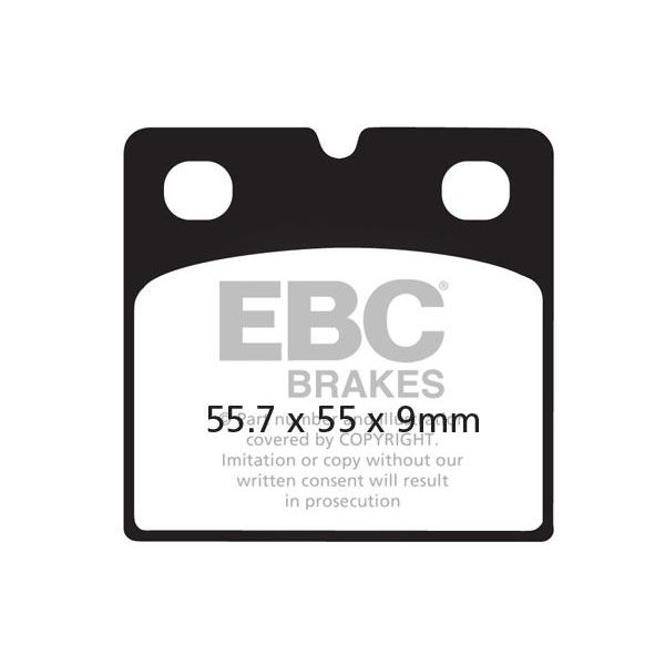Plaquettes de frein moto EBC EBC Semi Mtal Fritt Type V FA018V