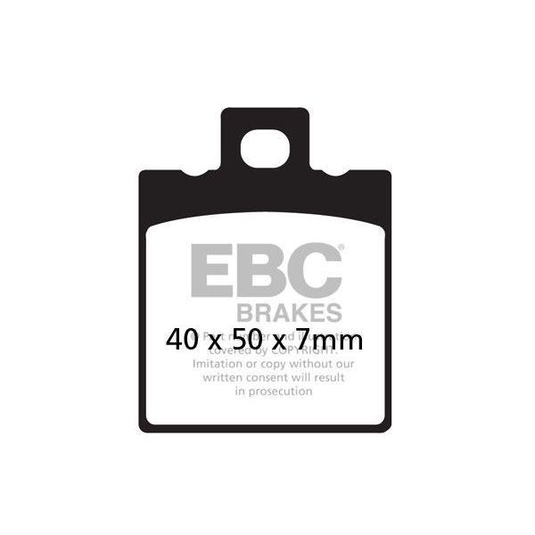 Plaquettes de frein moto EBC EBC Semi Mtal Fritt Type V FA047V