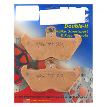 Plaquettes de frein moto EBC EBC Métal Fritté EPFA407HH Plaquettes de frein moto EBC EBC Métal Fritté EPFA407HH