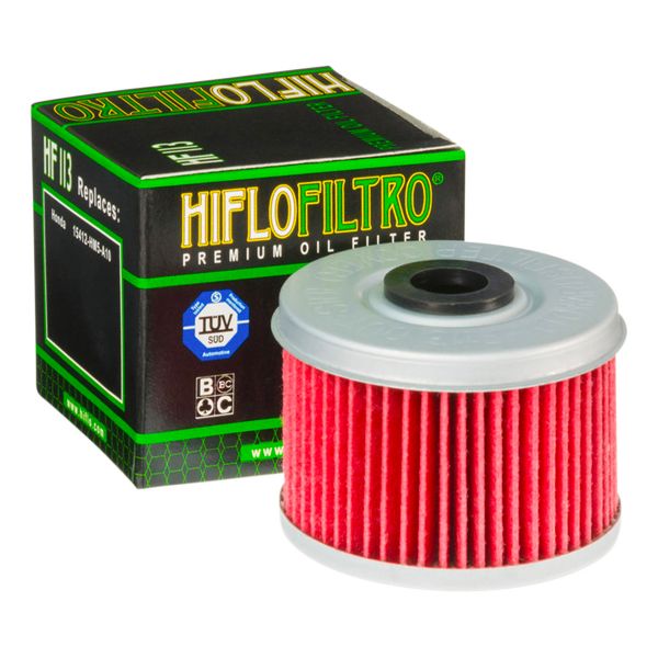 Filtre à huile Hiflofiltro Filtre à huile Hiflofiltro HF113 Honda Filtre à huile Hiflofiltro Filtre à huile Hiflofiltro HF113 Honda