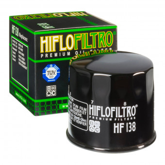Filtre à huile Hiflofiltro Filtre à huile Hiflofiltro HF138 Aprilia/Cagiva/Kawasaki/Suzuki Filtre à huile Hiflofiltro Filtre à huile Hiflofiltro HF138 Aprilia/Cagiva/Kawasaki/Suzuki