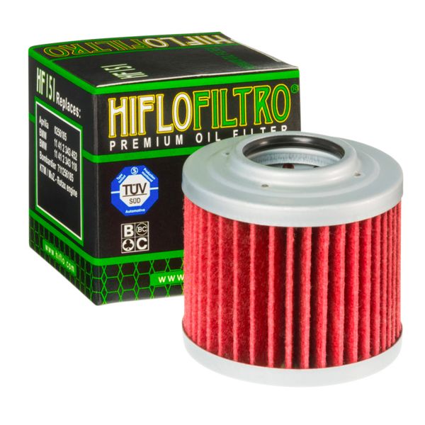 Filtre à huile Hiflofiltro Filtre à huile Hiflofiltro HF151 Aprilia/BMW/MZ Filtre à huile Hiflofiltro Filtre à huile Hiflofiltro HF151 Aprilia/BMW/MZ