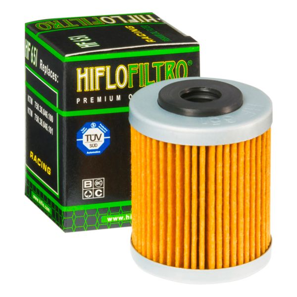Filtre à huile Hiflofiltro Filtre à huile Hiflofiltro HF651 Husqvarna/KTM Filtre à huile Hiflofiltro Filtre à huile Hiflofiltro HF651 Husqvarna/KTM