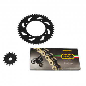 Kit chaine Regina Type ZSE KTM Duke 200 (14-19) Kit chaine Regina Type ZSE KTM Duke 200 (14-19)