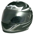 Casque Integral GPA Regular Voltage noir mat gris