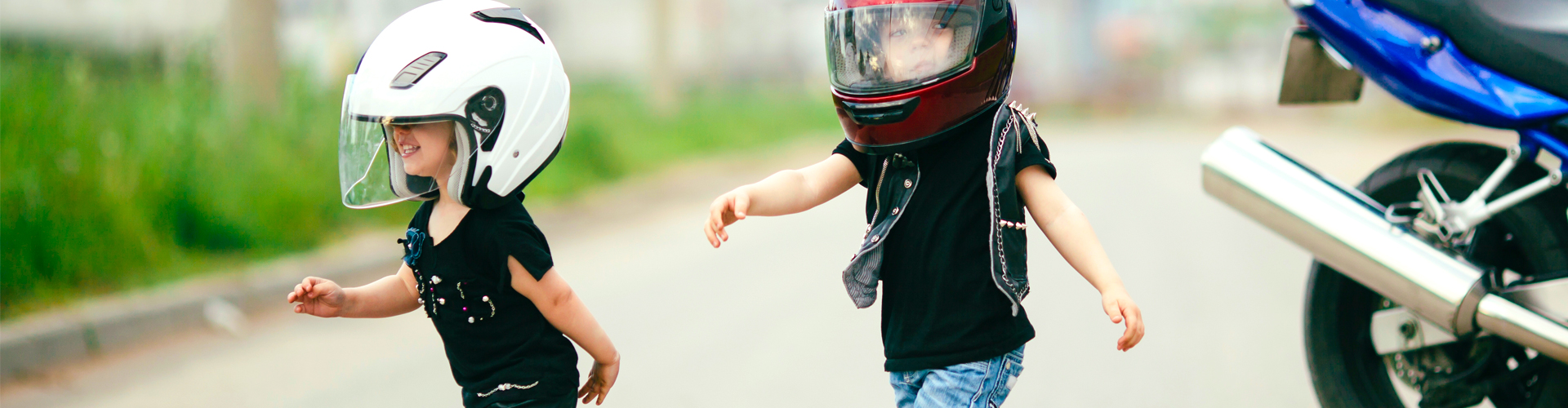 Casque Enfant Race Kid pull-in moto : , casque tout-terrain  de moto