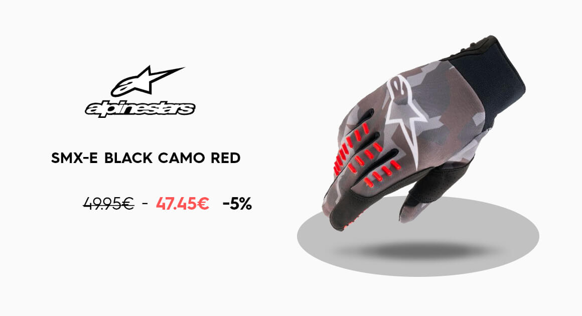 SMX-E BLACK CAMO RED FLUO