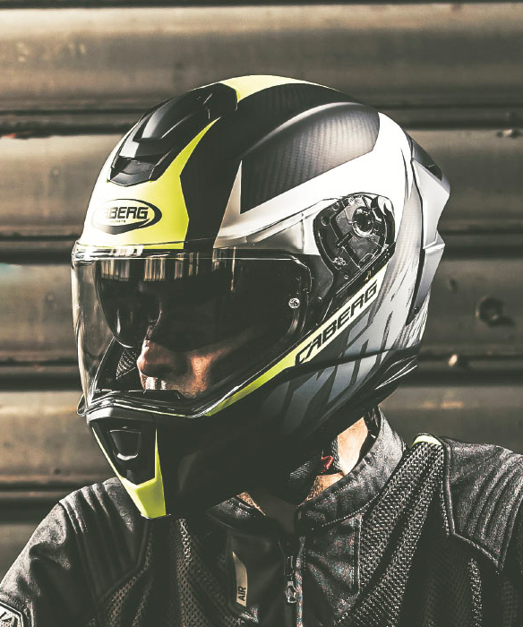 Casque Moto Modulaire Homologué P/J Caberg DUKE EVO MOVE Gris Mat Noir  Jaune Fluo Vente en Ligne 