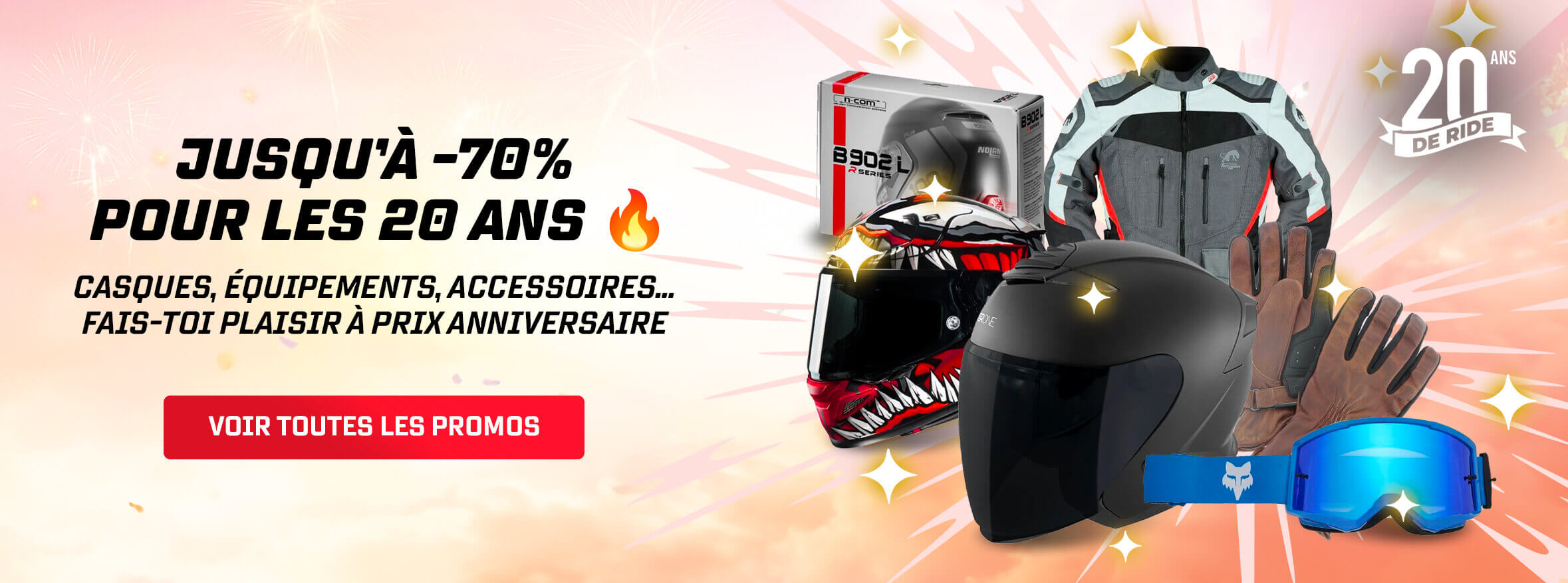 Jusqu’� -70% pour les 20 ans 🔥