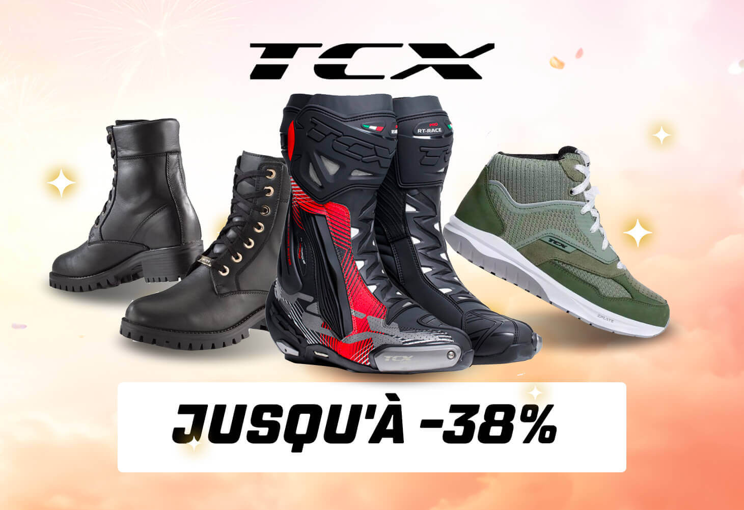 TCX jusqu'� -38%