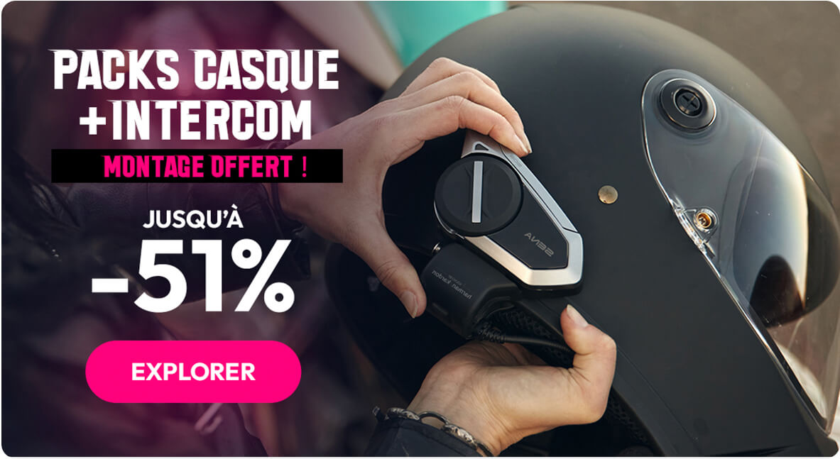Packs casque + Intercom jusqu' -51%