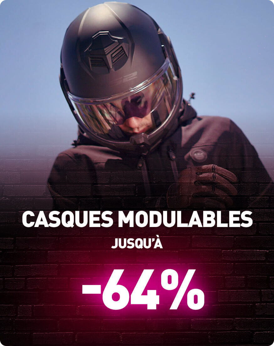 Casques modulables jusqu' -64%