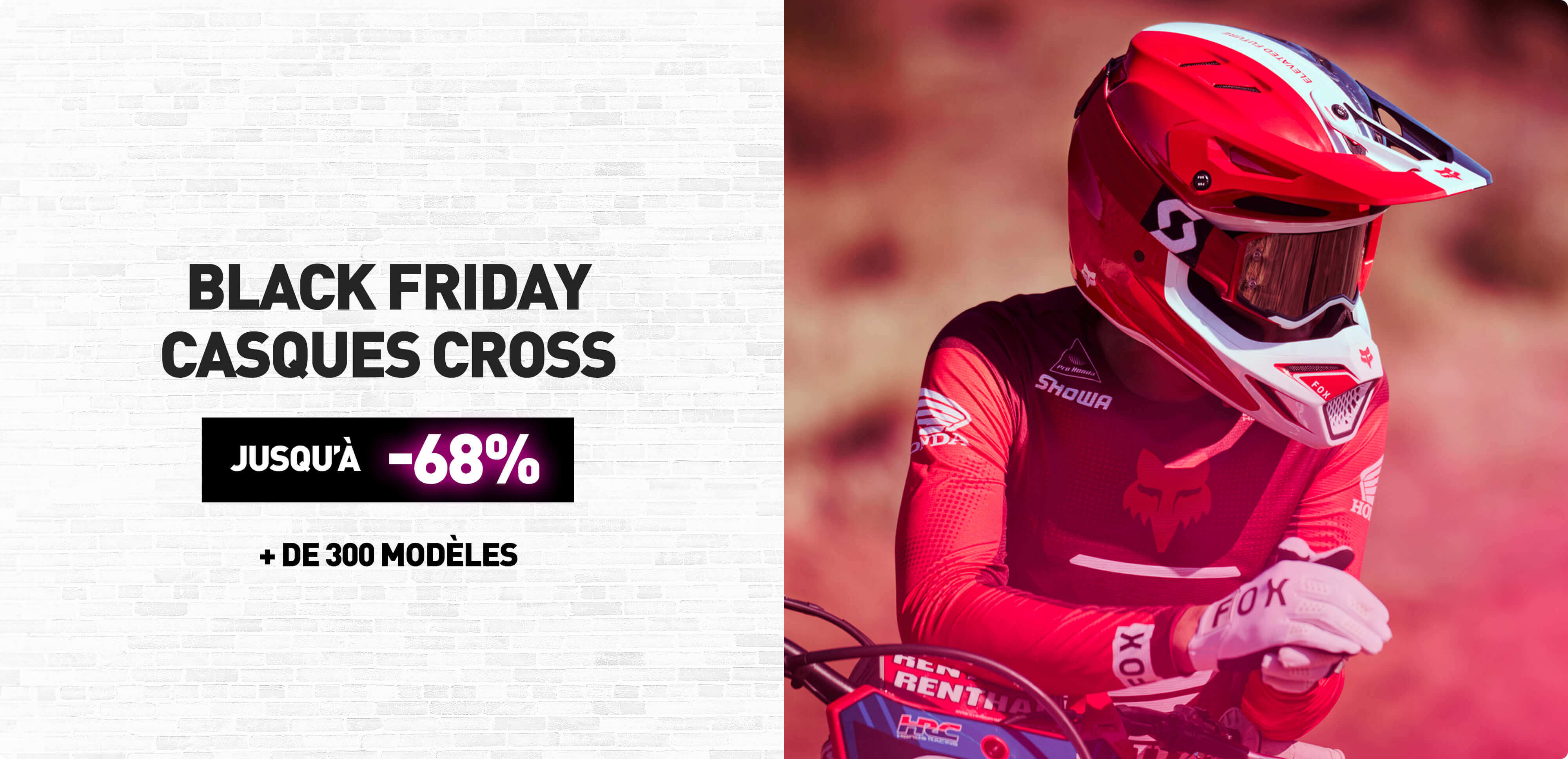 Black Friday Extended casques cross jusqu' -68%