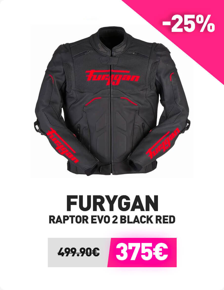 Furygan Raptor Evo 2 Black Red