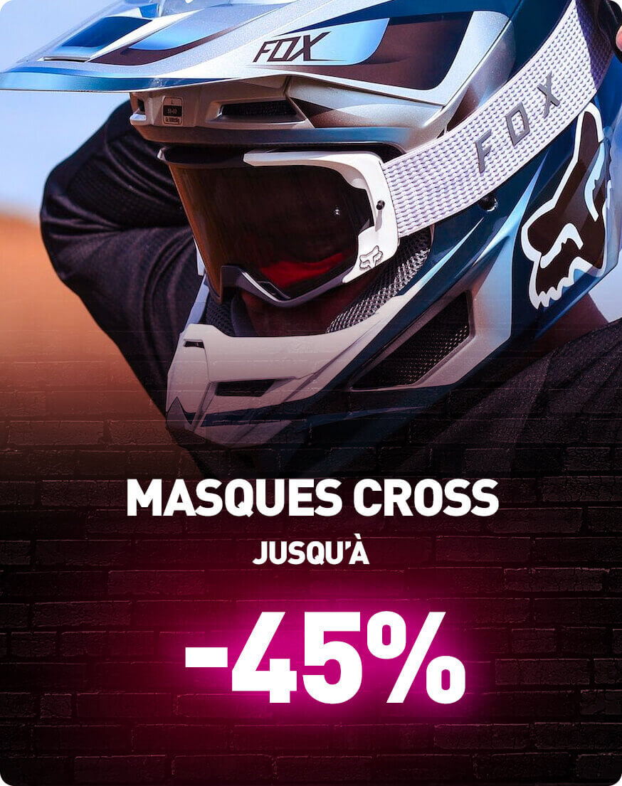 Masques cross jusqu' -45%