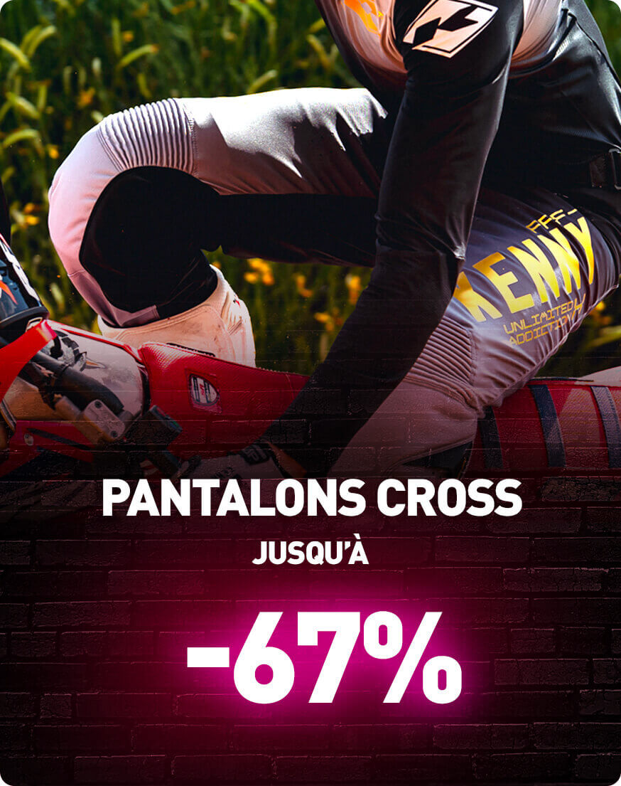 Pantalons cross jusqu' -67%