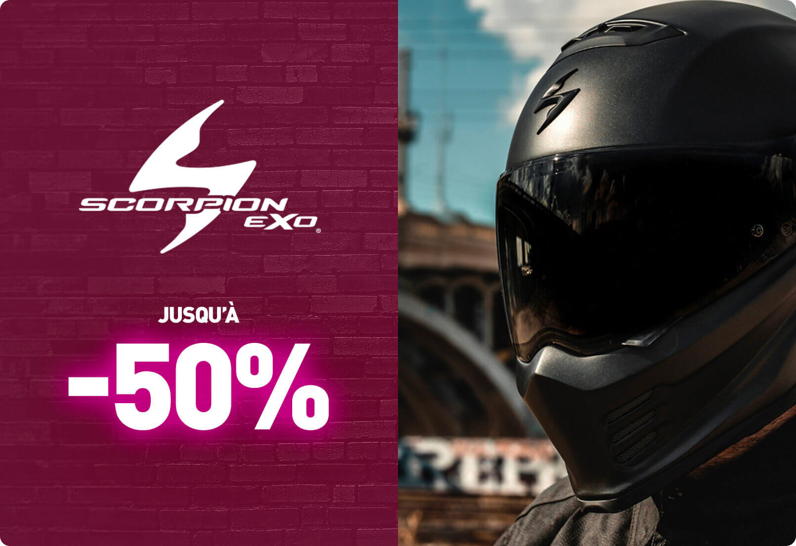 Casques Scorpion jusqu' -50%