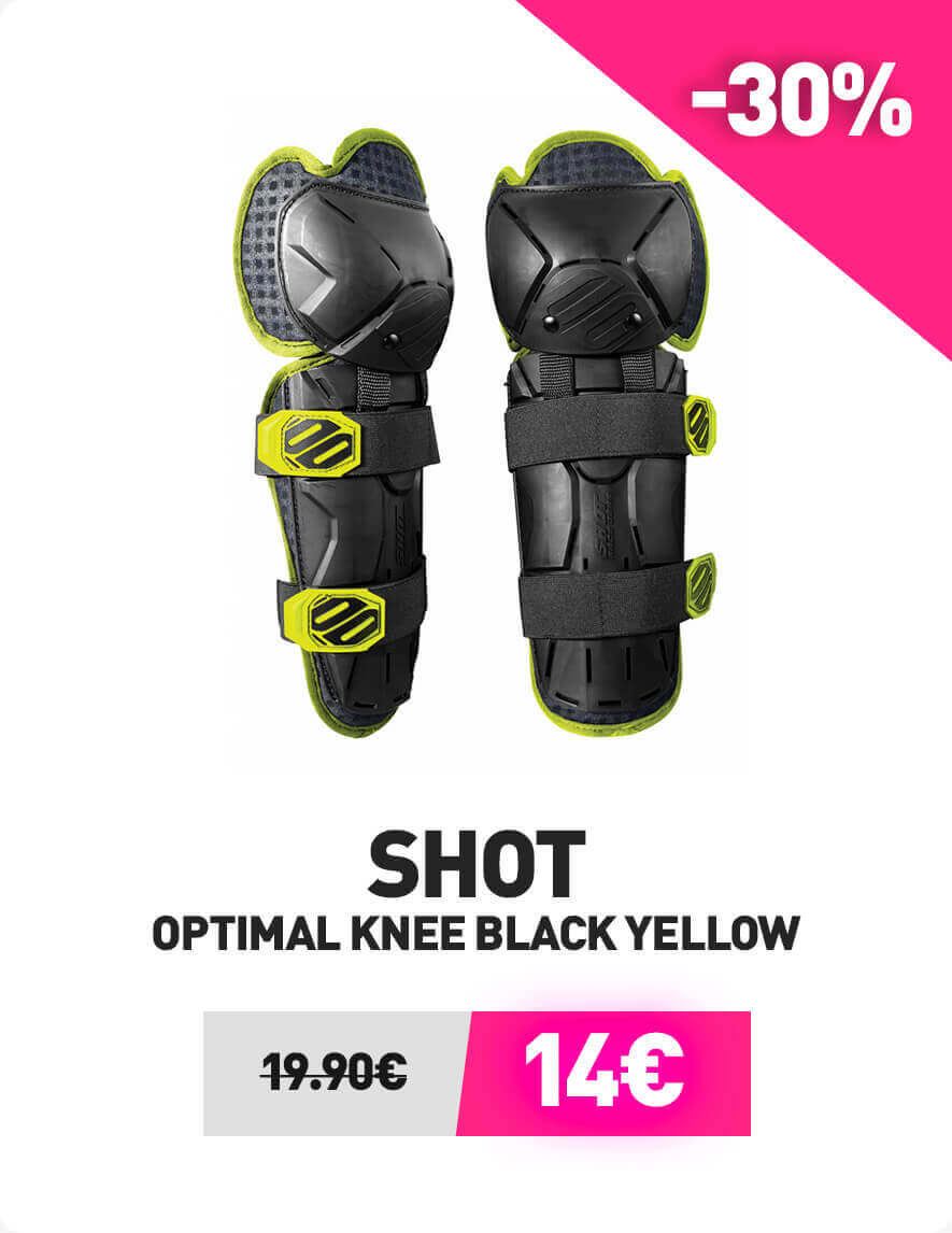 Shot Optimal Knee Black Yellow