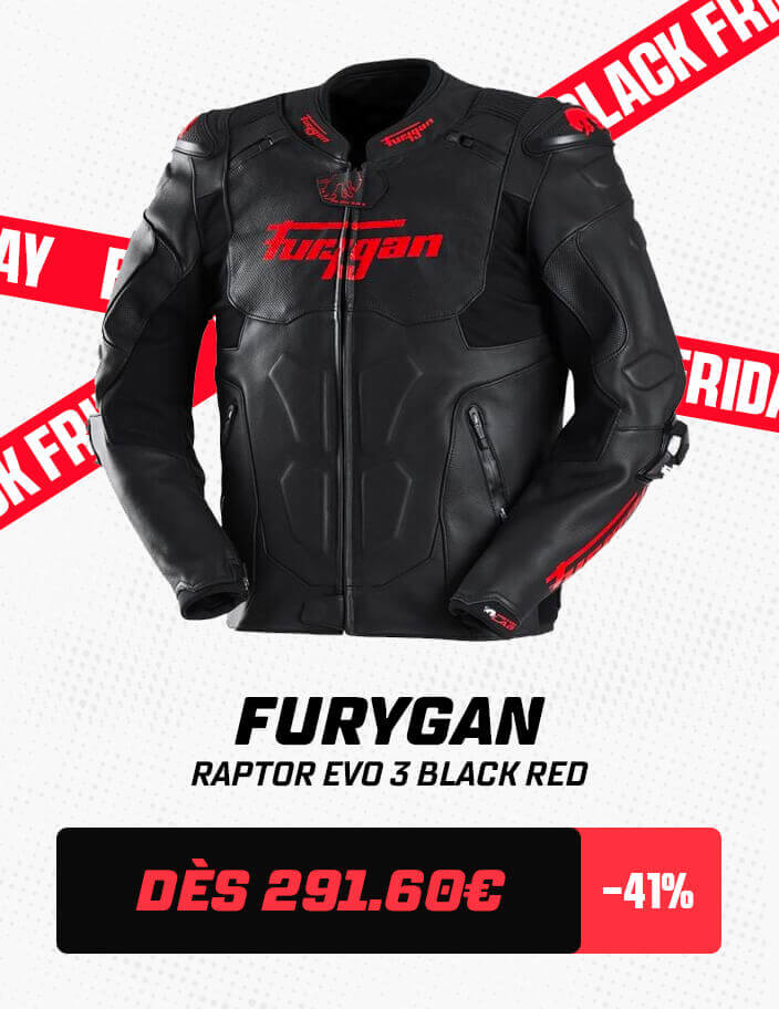 Furygan Raptor Evo 3 Black Red