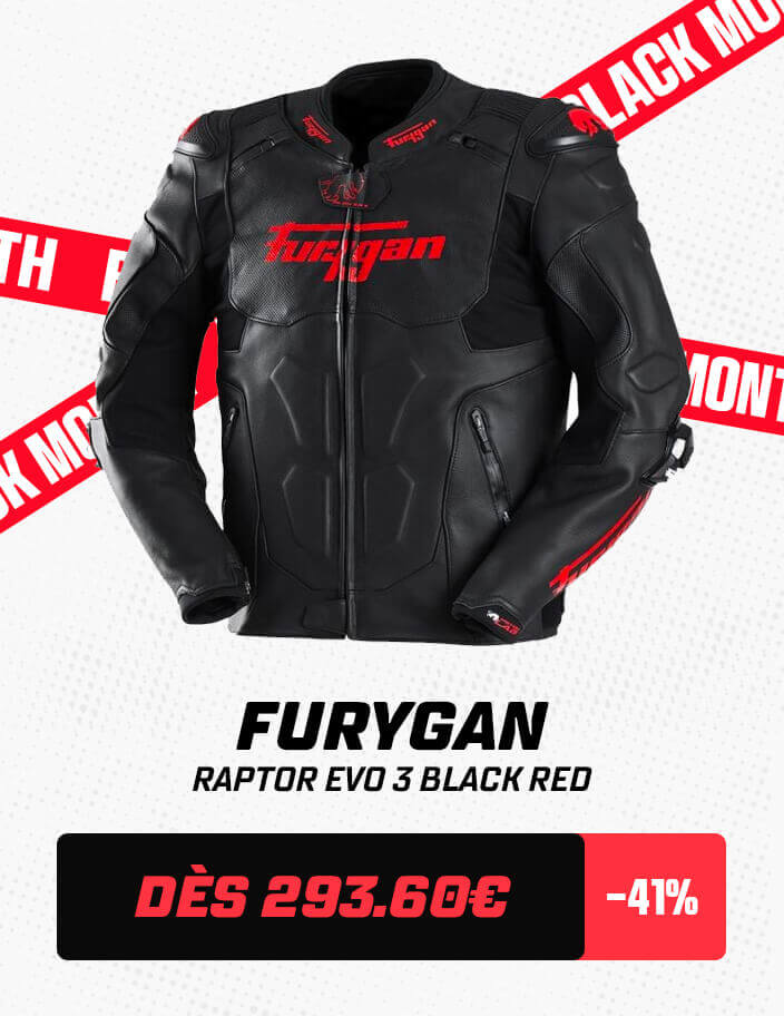 Furygan Raptor Evo 3 Black Red