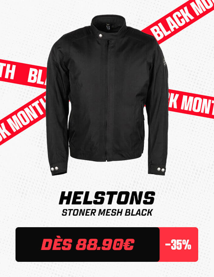 Helstons Stoner Mesh Black