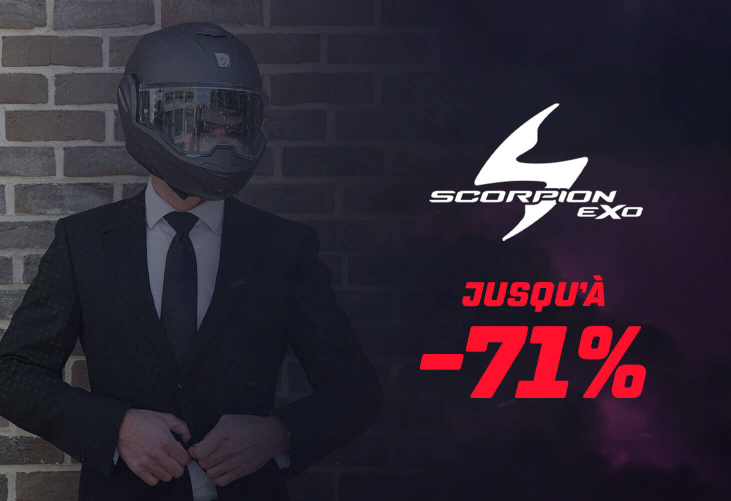 Casques Scorpion jusqu'à -71%