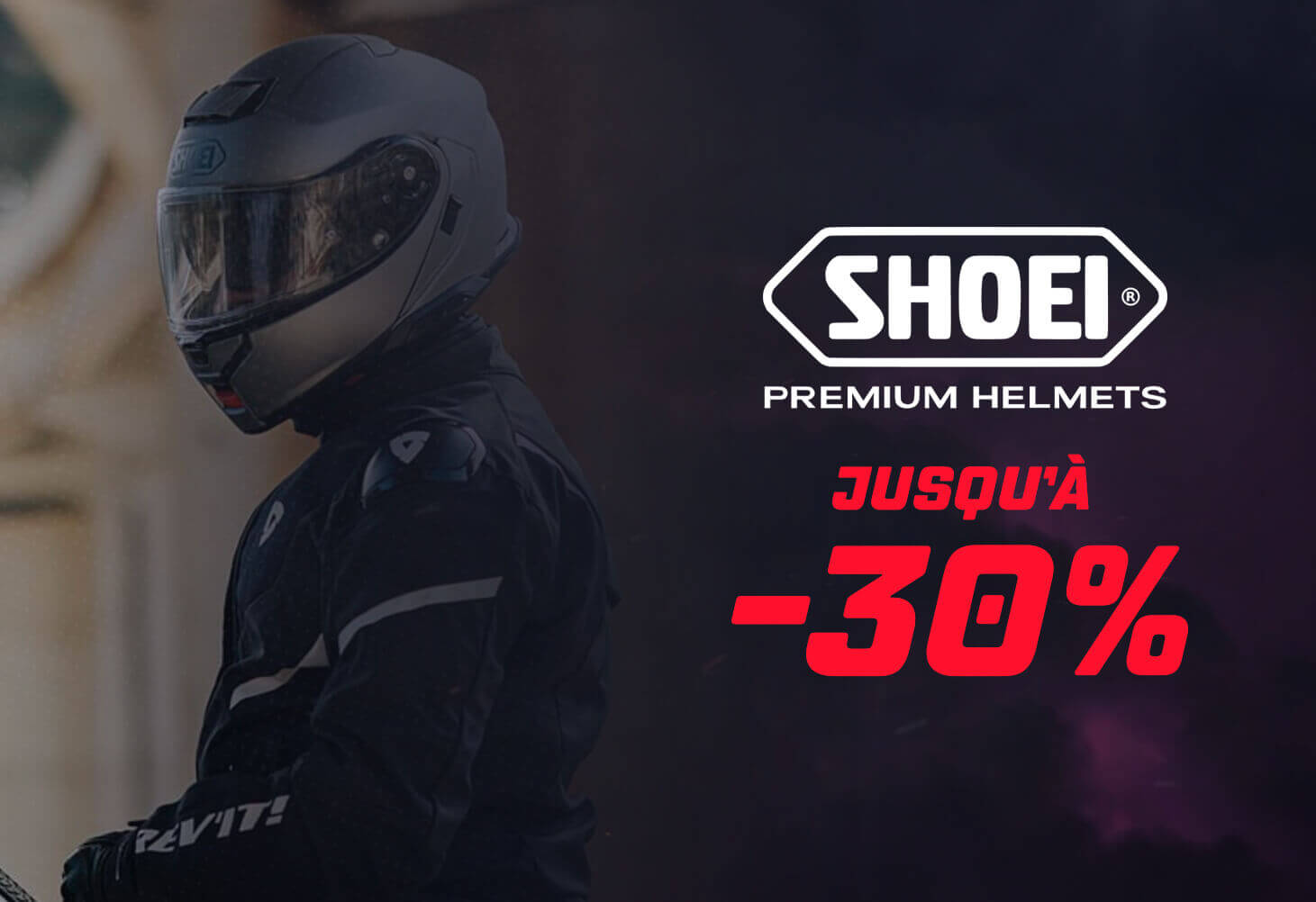 Casques Shoei jusqu'à -30%