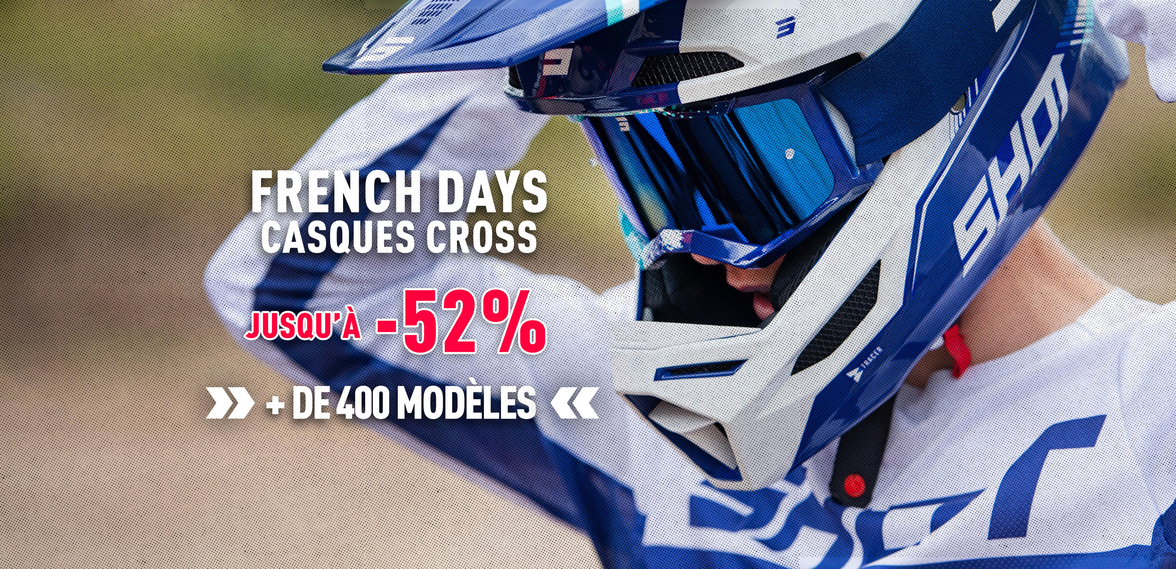 French Days casques cross jusqu' -52%