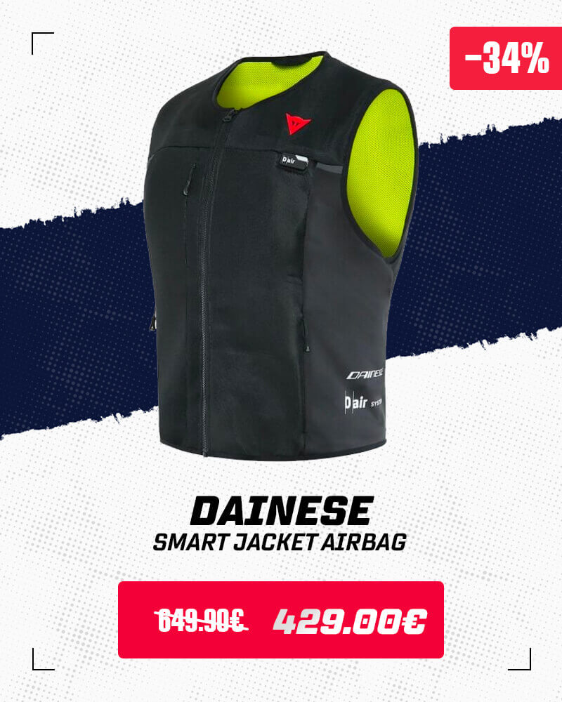 Dainese Smart Jacket Airbag Black Fluo Yellow