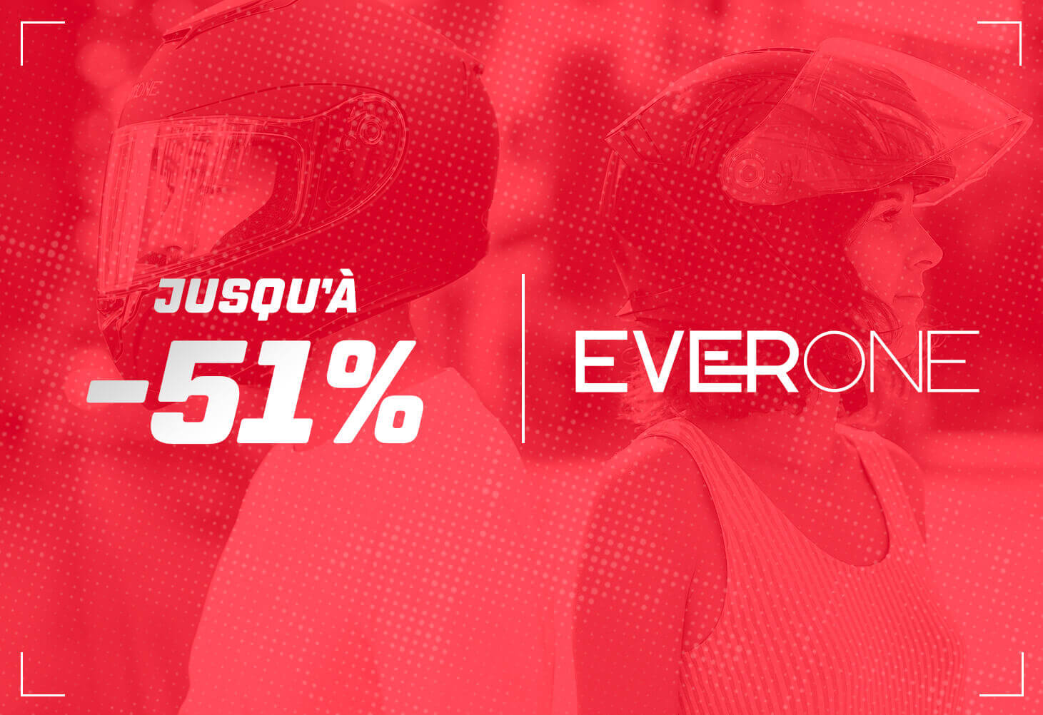 Casques Everone jusqu'� -51%