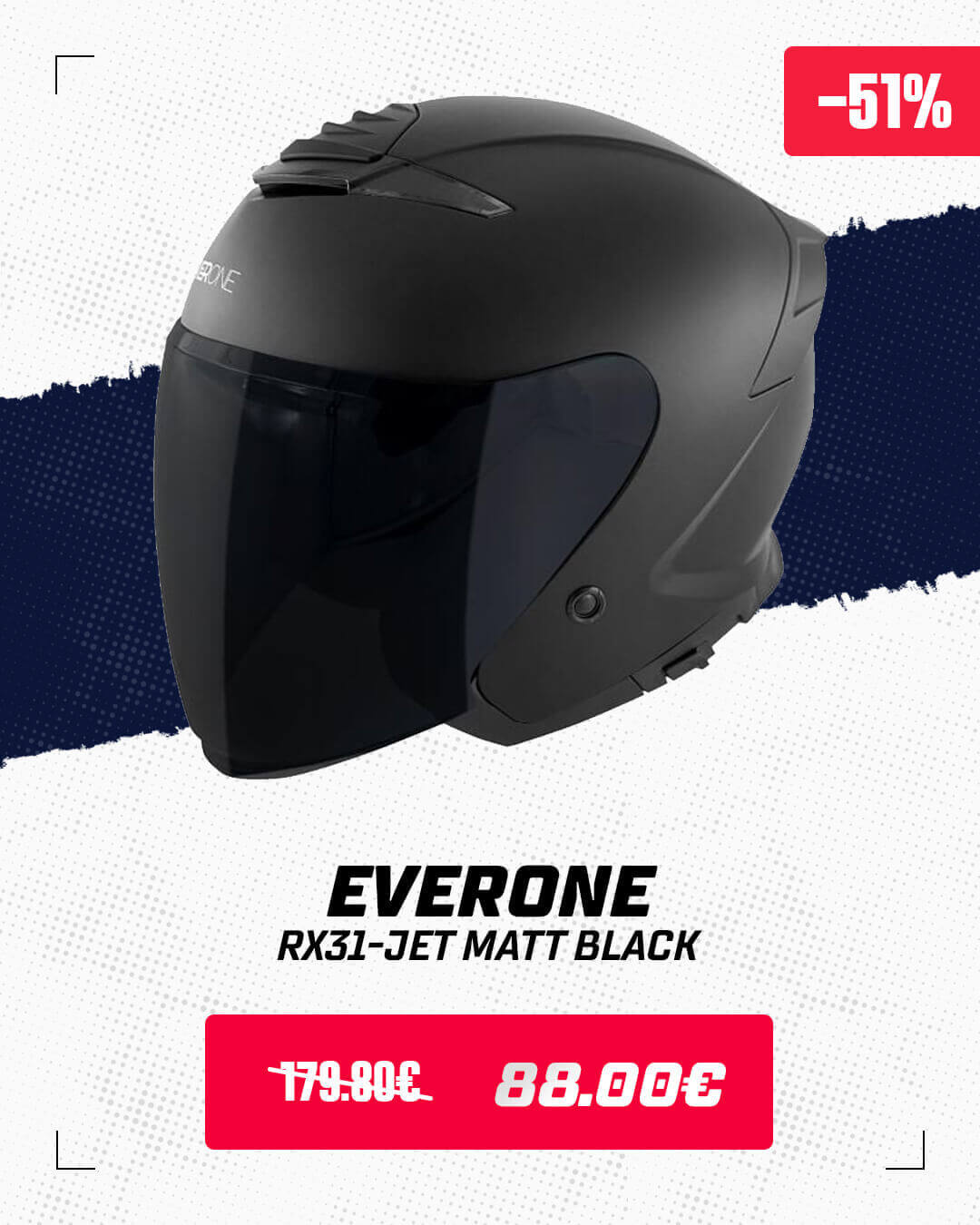 Everone RX31-Jet Matt Black