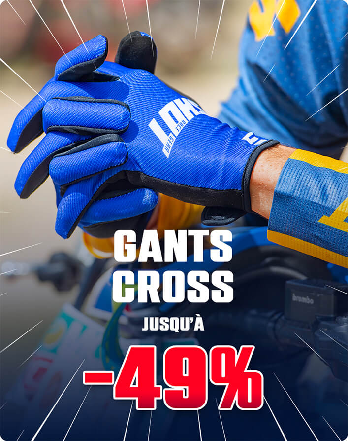 Gants cross jusqu' -49%