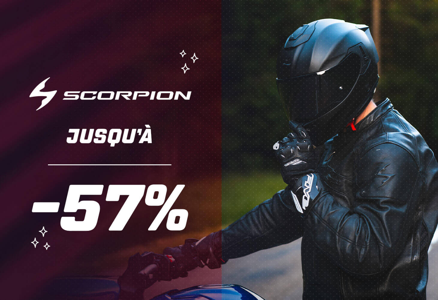 Casques Scorpion jusqu'� -57%