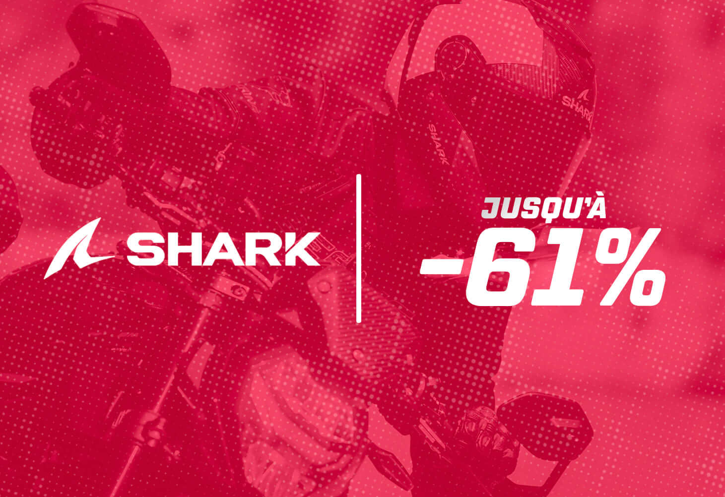 Casques Shark jusqu' -61%