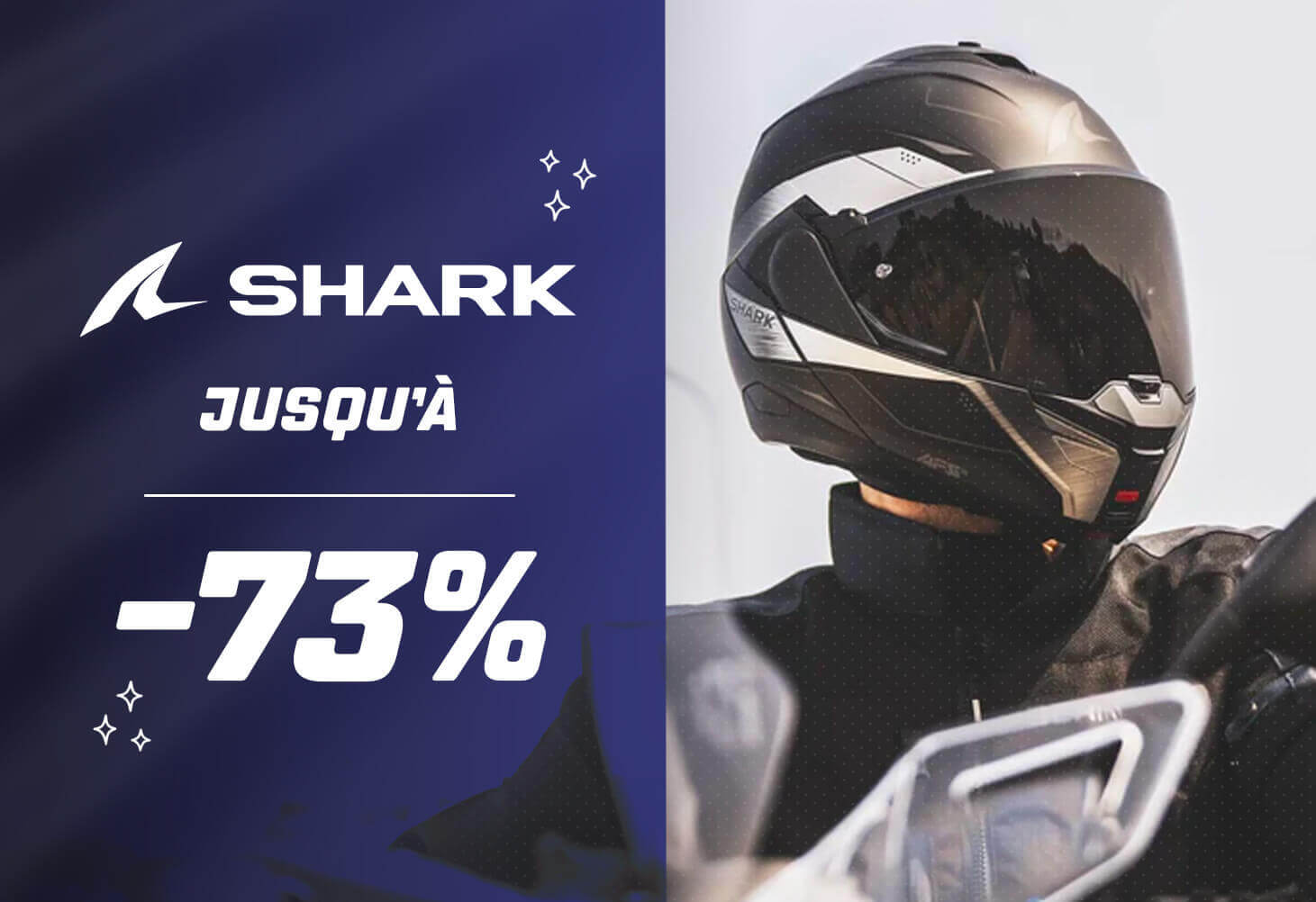 Casques Shark jusqu'� -73%
