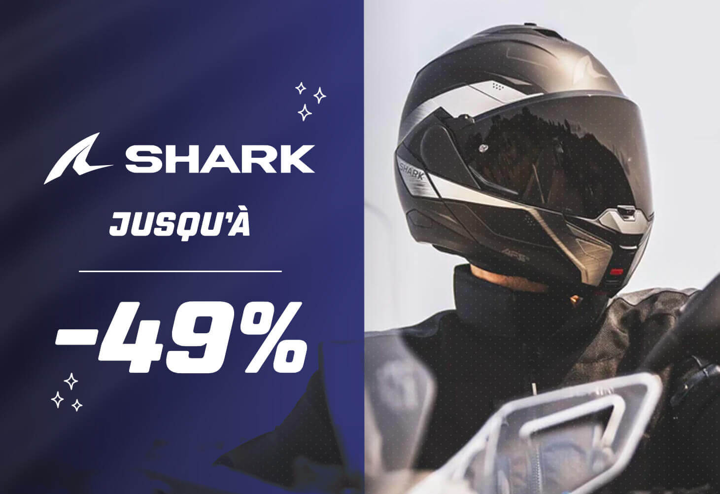 Casques Shark jusqu'� -49%