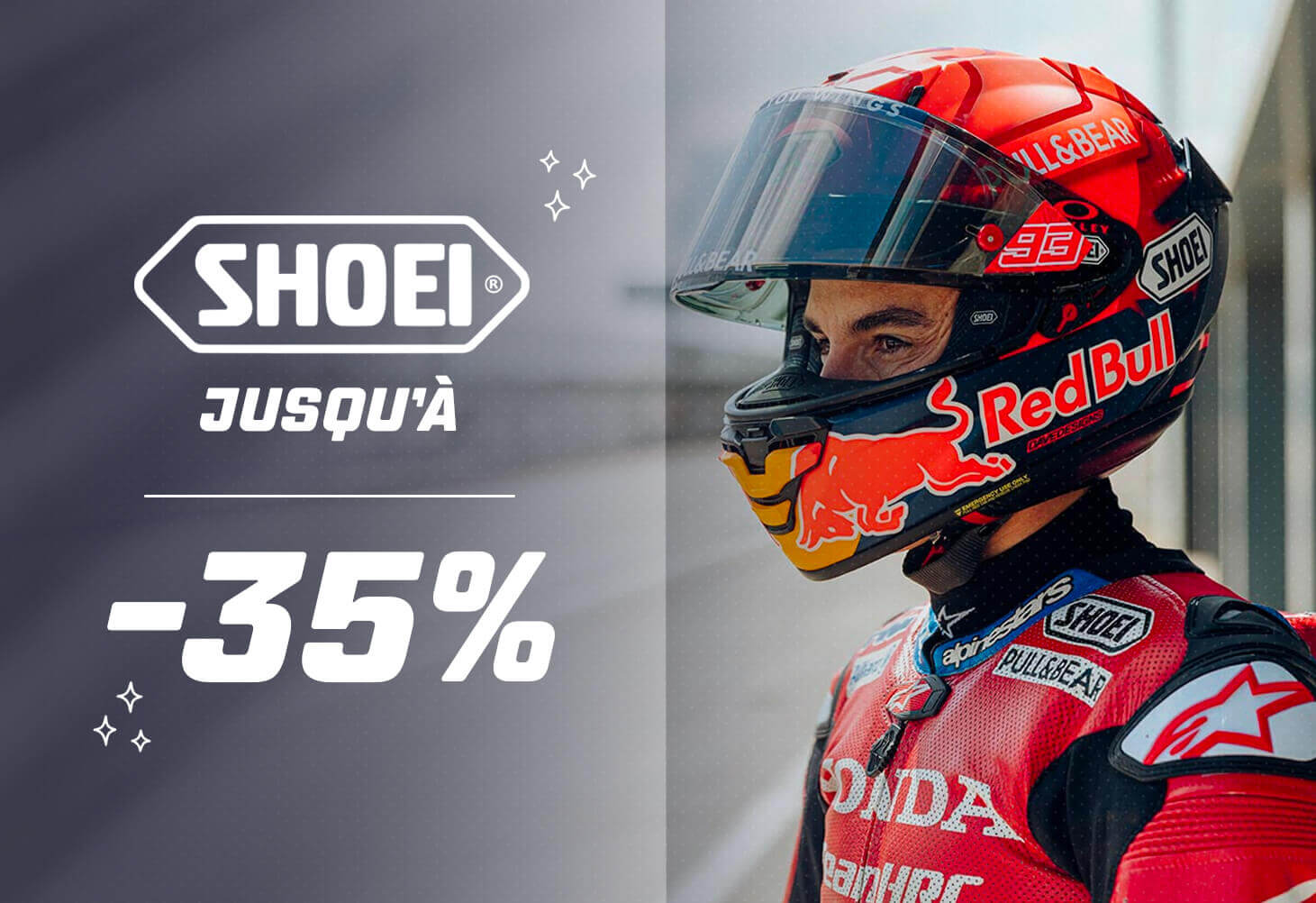 Casques Shoei jusqu'� -35%
