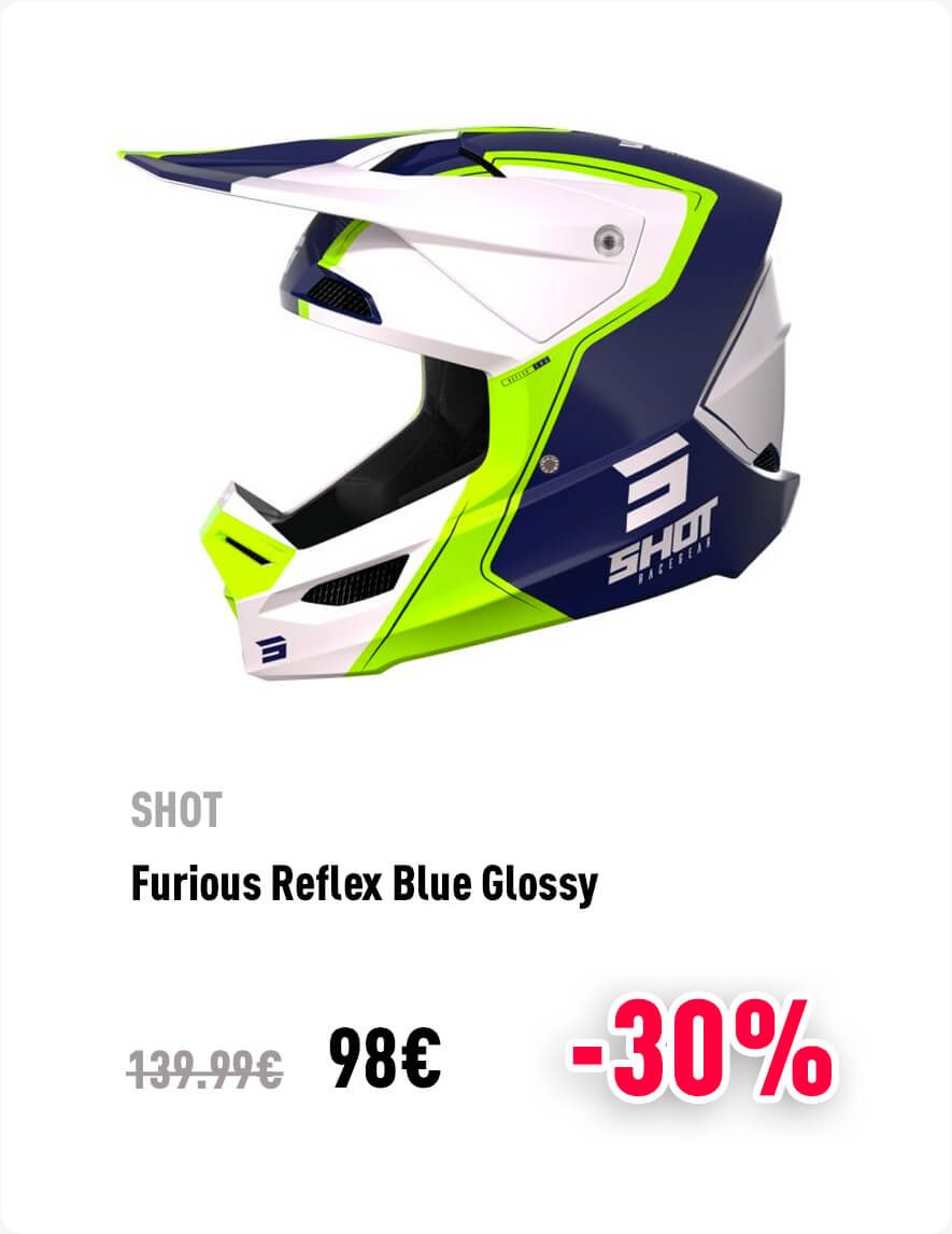 SHOT FURIOUS REFLEX BLUE GLOSSY
