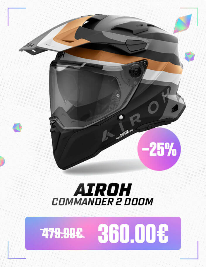 Airoh Commander 2 Doom Gold Matt