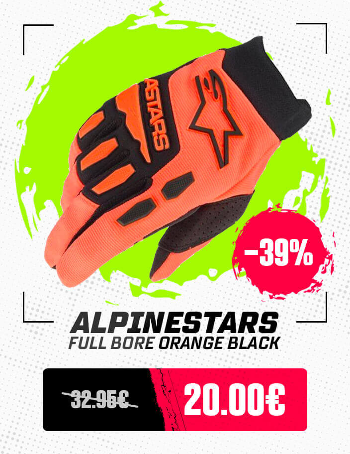 ALPINESTARS FULL BORE ORANGE BLACK
