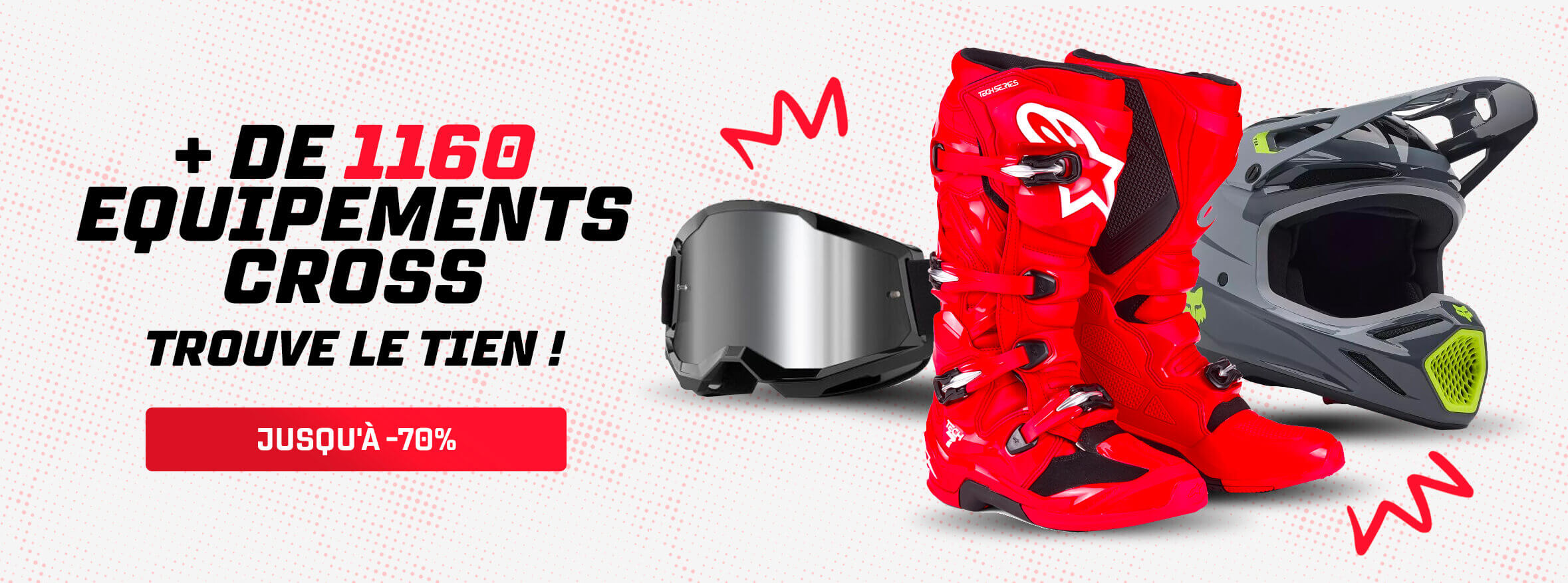 + de 1160 �quipements cross, trouve le tien ! Jusqu'� -70%