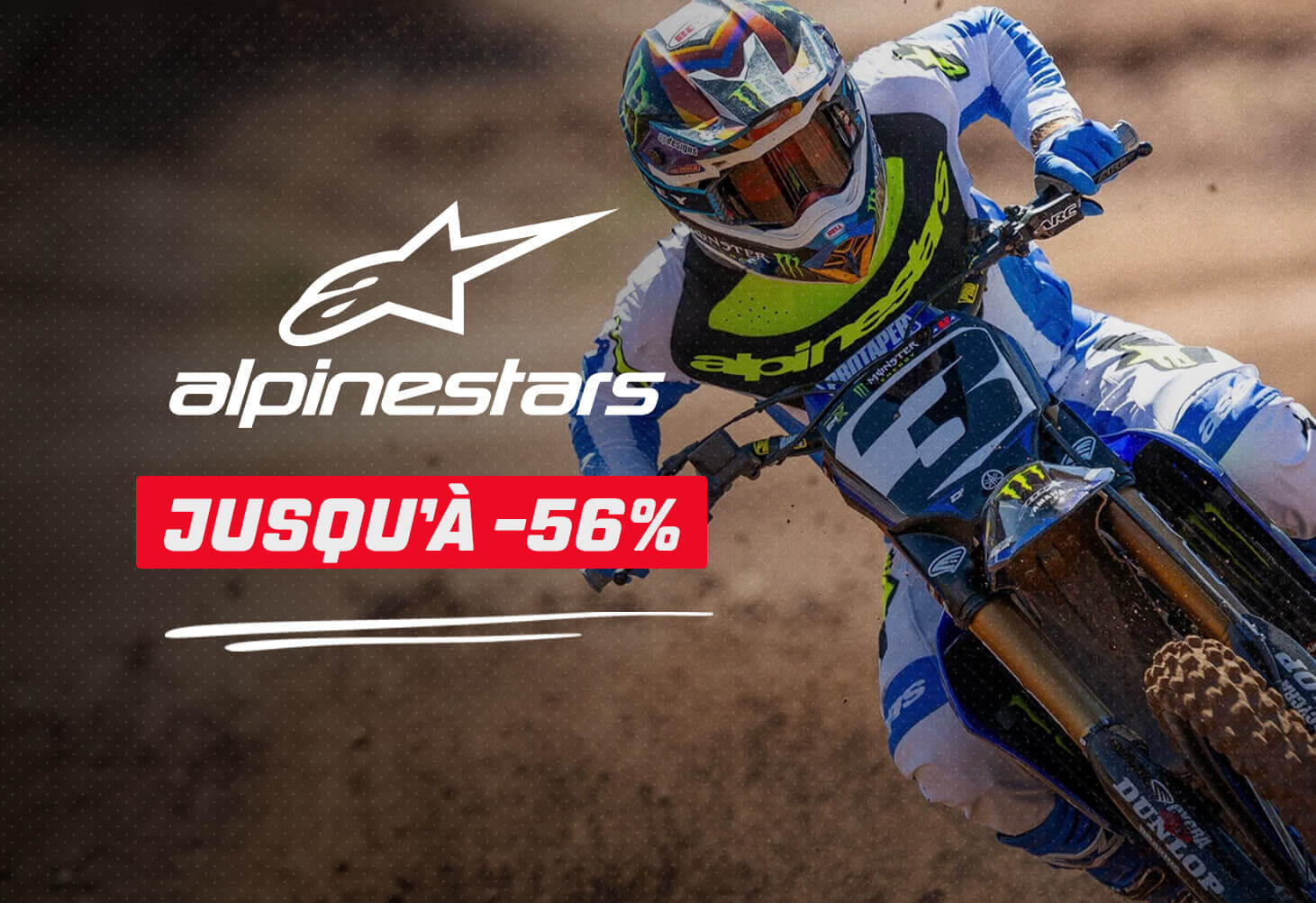 Alpinestars MX jusqu'� -56%