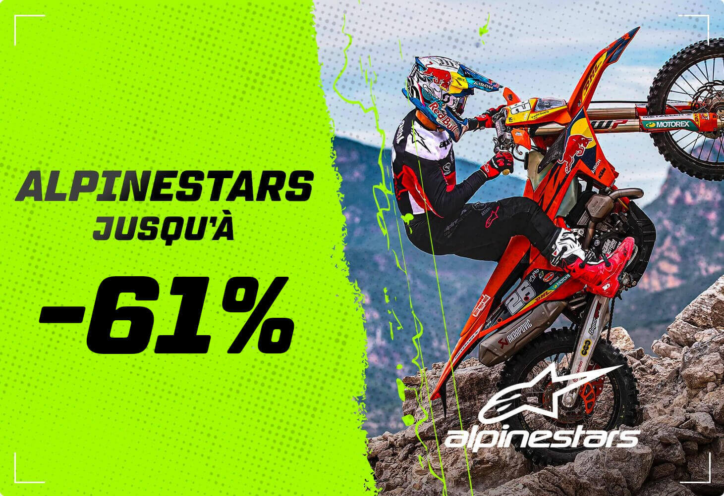 Alpinestars jusqu' -61%