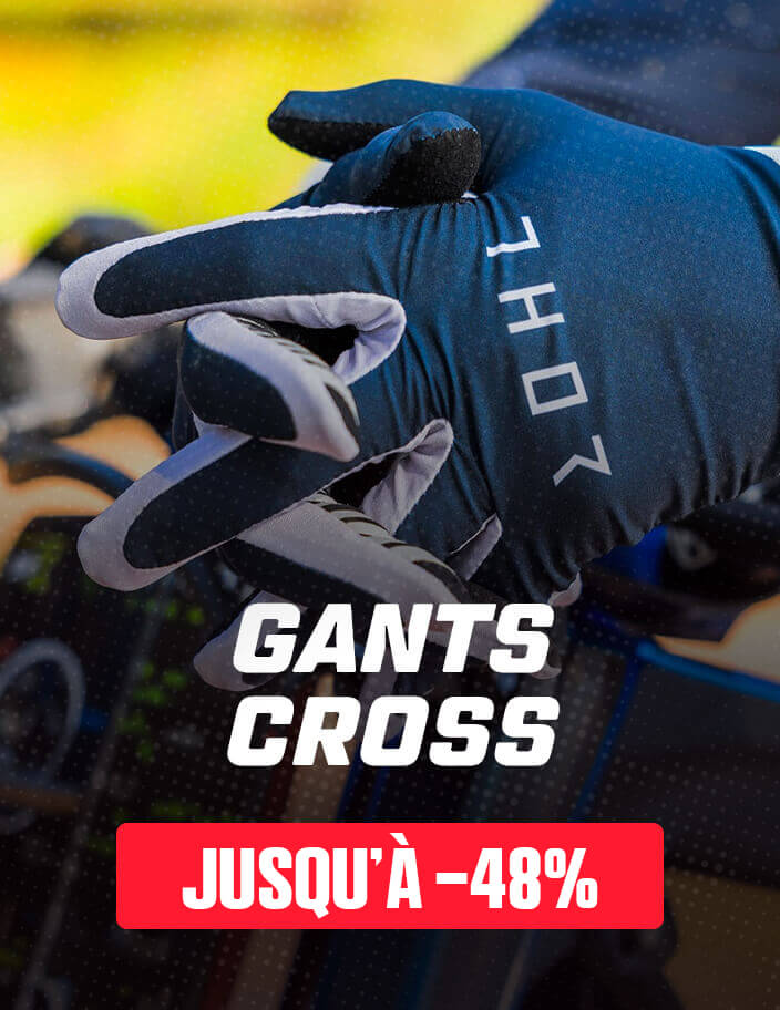 Gants cross jusqu'� -48%