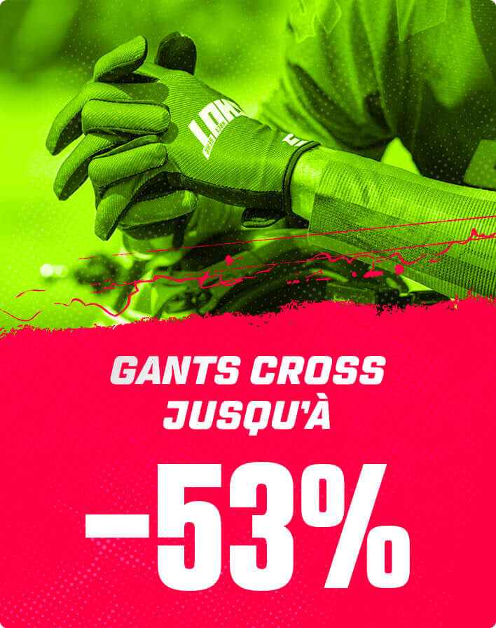 Gants cross jusqu' -53%
