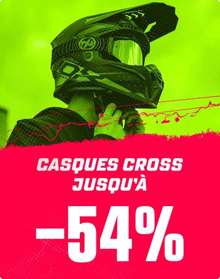 Casques cross jusqu' -54%