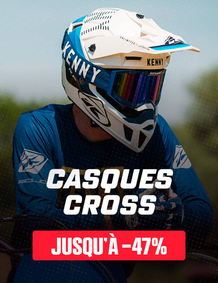 Casques cross jusqu'� -47%
