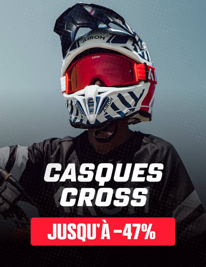 Casques cross jusqu'� -47%